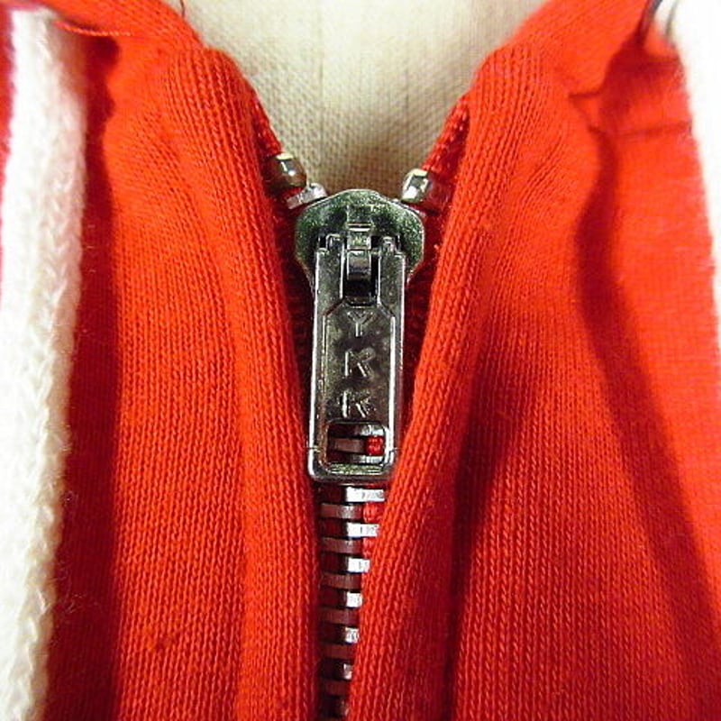 ビンテージ70's80's○DEADSTOCK裏サーマルジップアップスウェット