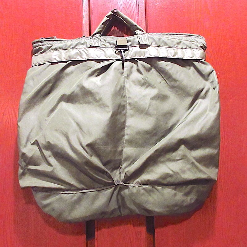 ビンテージ80's○USAFヘルメットバッグ○210828r7-bag-hnd