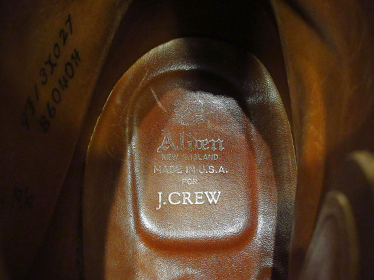 Alden×J.CREW○86040Hプレーントゥスウェードブーツ茶10 B/D○210627