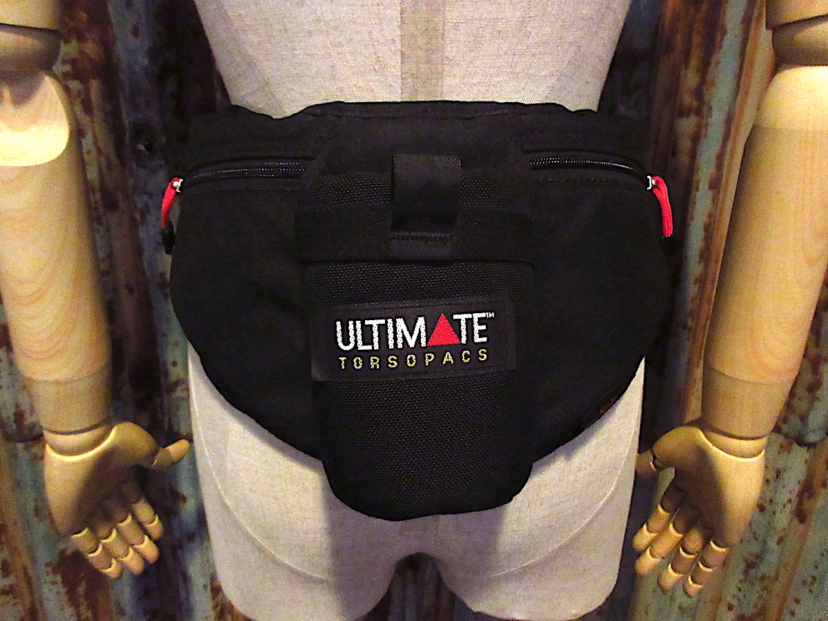 ビンテージ90's○ULTIMATE TORSOPACSナイロンファニーパック黒○260201