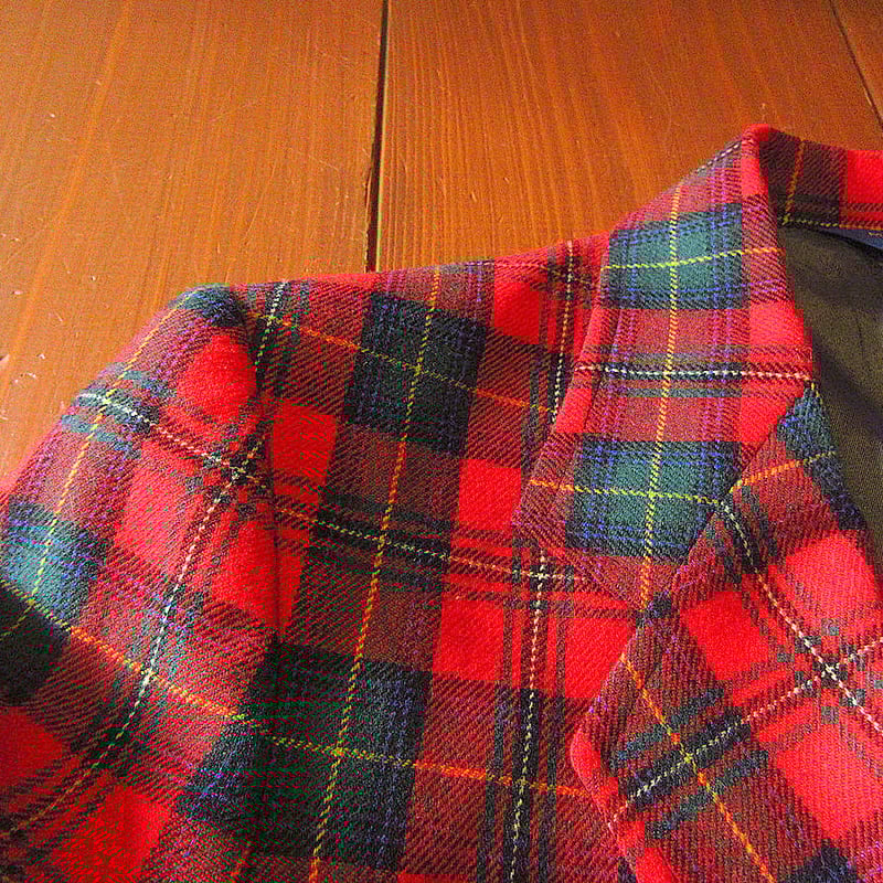 Pendleton 60〜70s ビンテージ　ウールジャケット　チェック　L 古着 60s Pendleton オンブレ チェック ウール テーラード