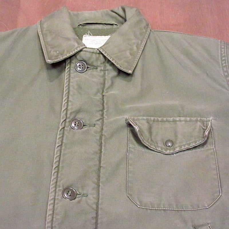 US.NAVY Ａ-2デッキジャケット　60〜80年代　ヴィンテージミリタリー 60's U.S.NAVY A-2 デッキジャケット - Fresh Service NECESSARY