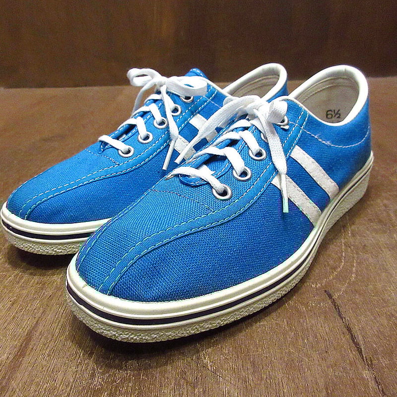 ビンテージ70's○DEADSTOCKレディース2本ラインキャンバス
