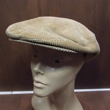 ビンテージ70's●STETSONコーデュロイハンチング帽size L(7 1/4-7 3/8)●210722r1-m-cp-htgステットソン帽子メンズUSA製