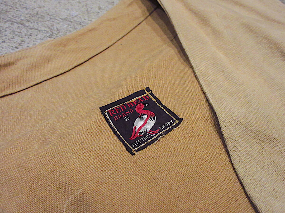 ビンテージ50's○RED HEADダックハンティングベスト○221222r2-m-vs