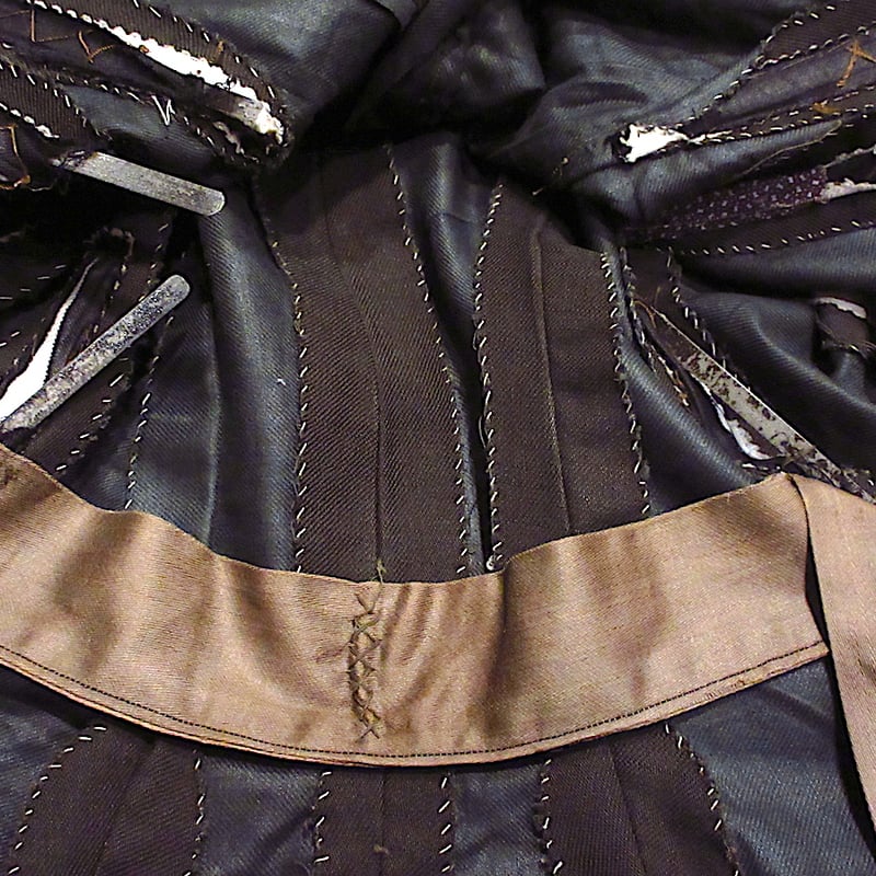 ビンテージ~1890's○レディースヴィクトリアンスタンドカラー ビンテージ~1890's○レディースヴィクトリアンスタンドカラー