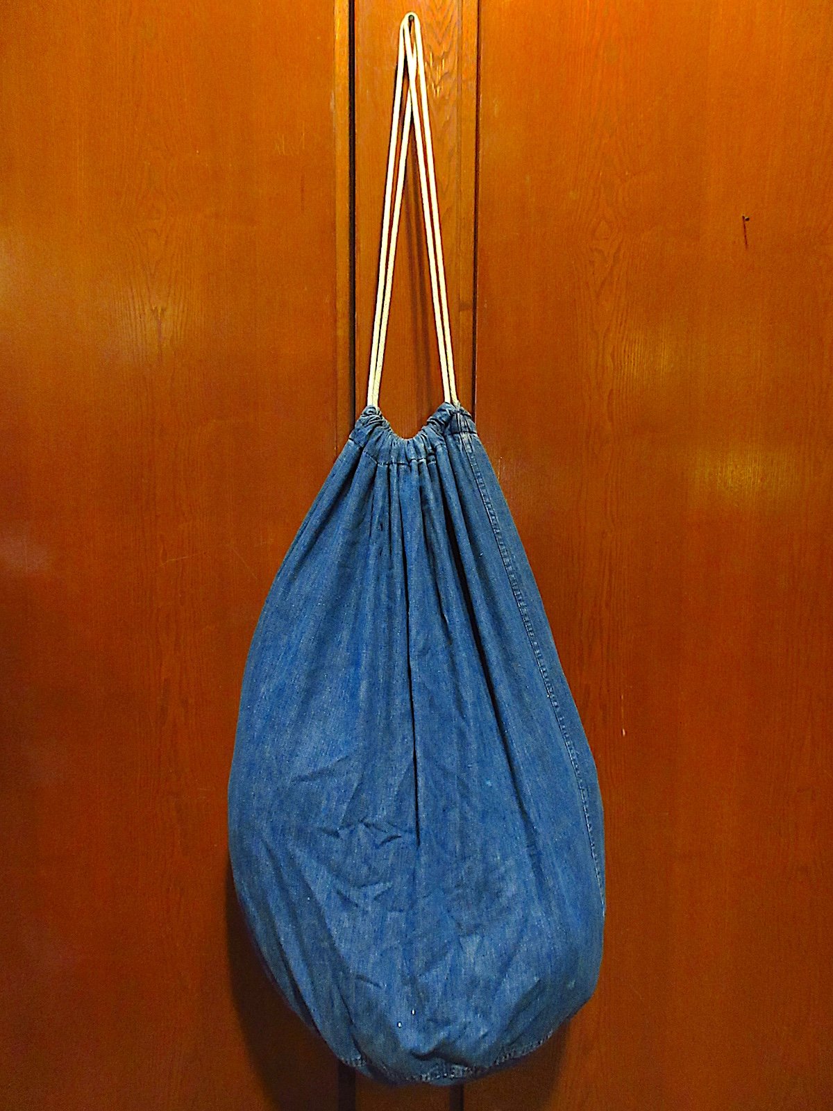 ビンテージ30's40's○デニムバラックバッグ○260402n6-bag-ot