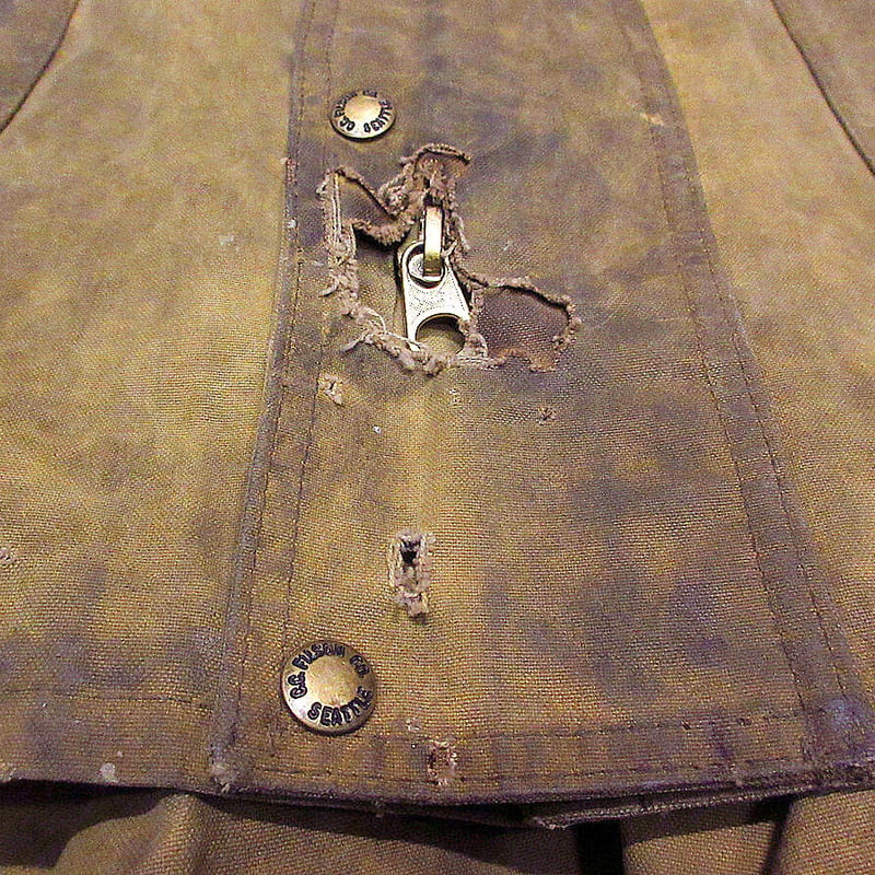 FILSON オイルドコットンジャケット Lサイズ ビンテージ○FILSONオイルドコットンジャケット○221124k1-m-jk-oil
