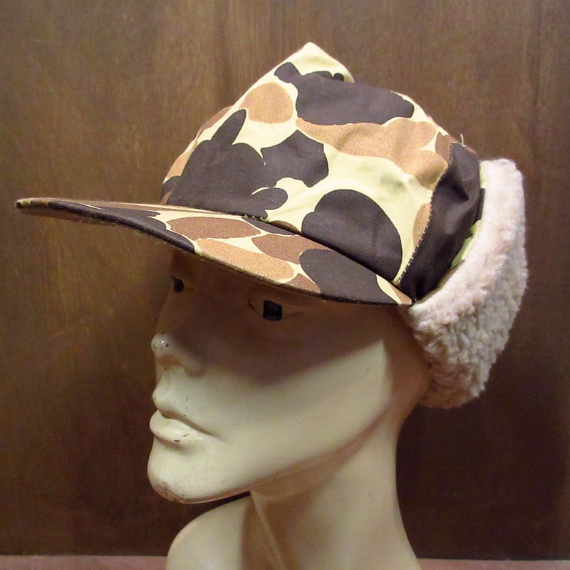 コロンビア　Columbia　usa製　キャップ　ダック　ハンター　ゴアテックス ビンテージ80's○Columbia茶タグ ダックハンターカモゴアテックス