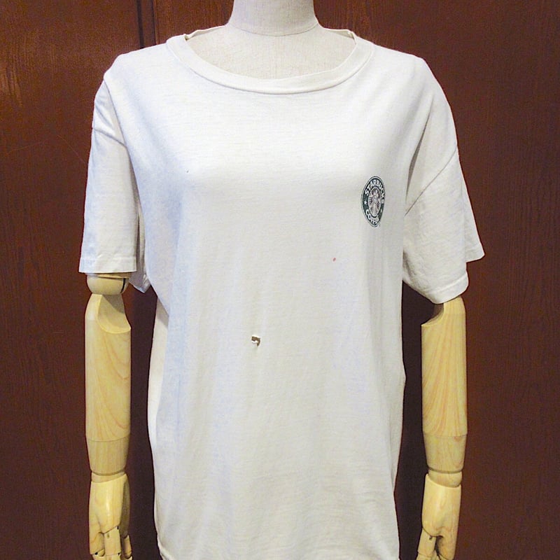 ビンテージ90's○STARBUCKS COFFEEコットン両面プリントTシャツsize L(...