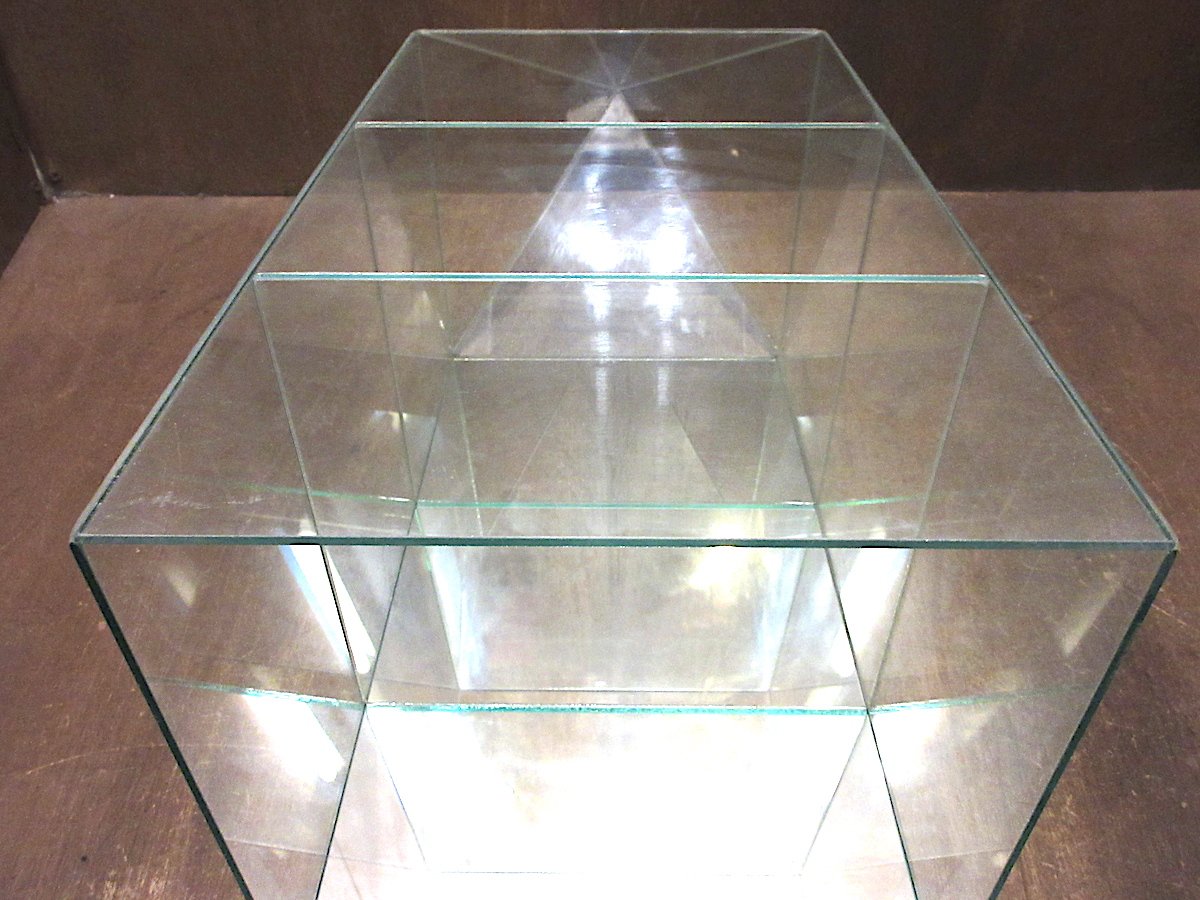 昭和レトロ　ガラスショーケース　ヴィンテージガラスショーケース ジャパン ヴィンテージ ガラスショーケース 古道具 昭和レトロ