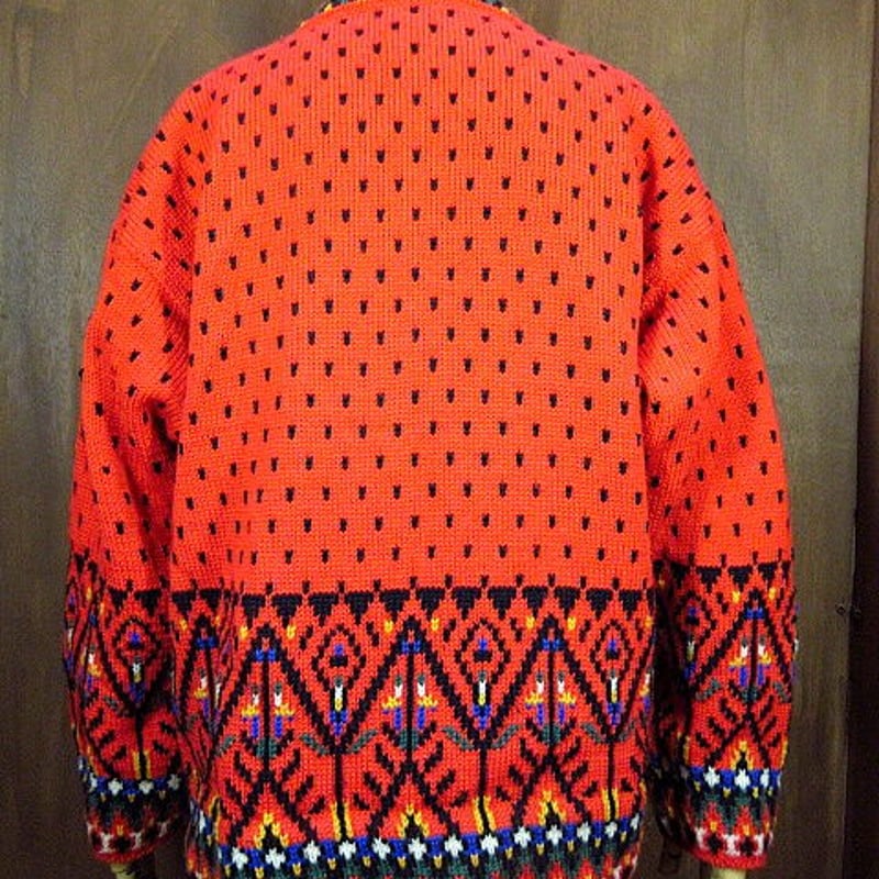 ビンテージ○Dale of Norwayノルディックカーディガン赤 Size L ビンテージ○Dale of Norwayノルディックカーディガン赤 Size L
