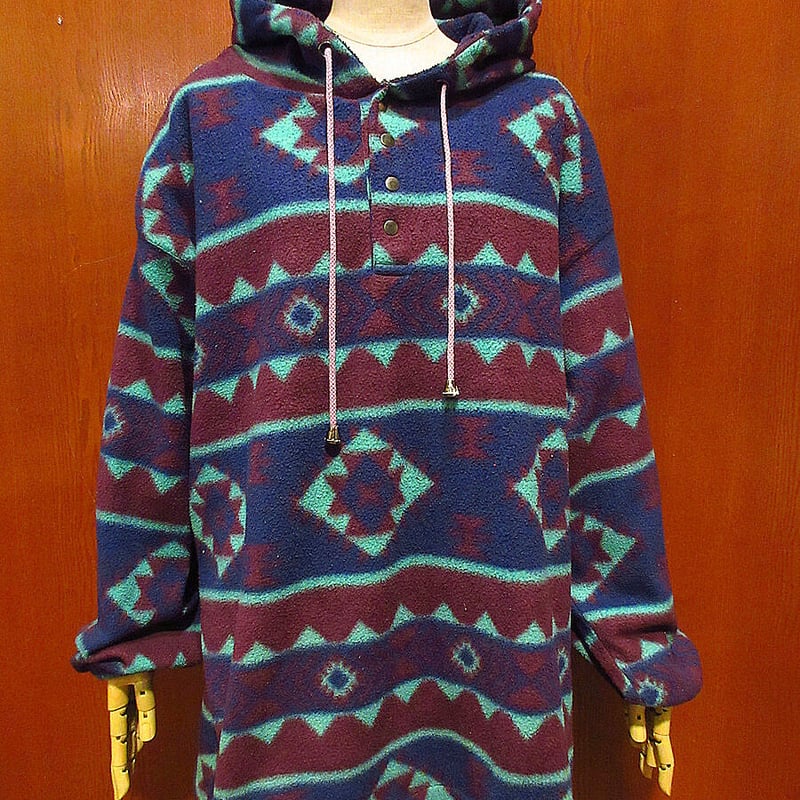 レア】美品 60s ビンテージ フリース L パーカー プルオーバー 