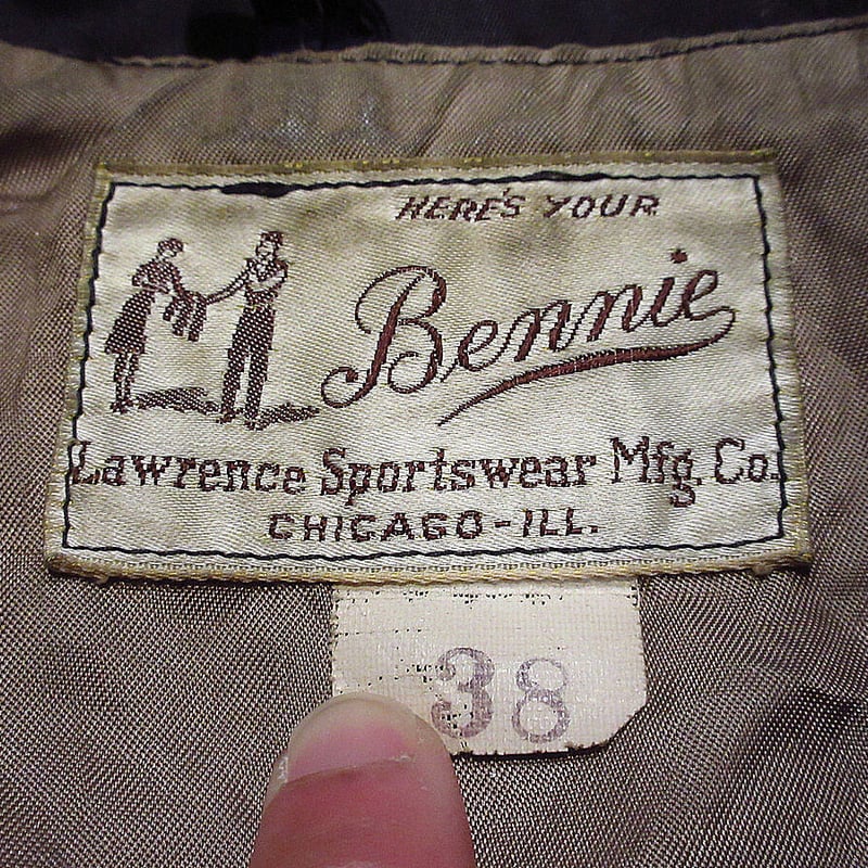 50’ｓ サテン ジャケット 15382 ビンテージ 60 50's サテン ジャケット 15382 ビンテージ 60