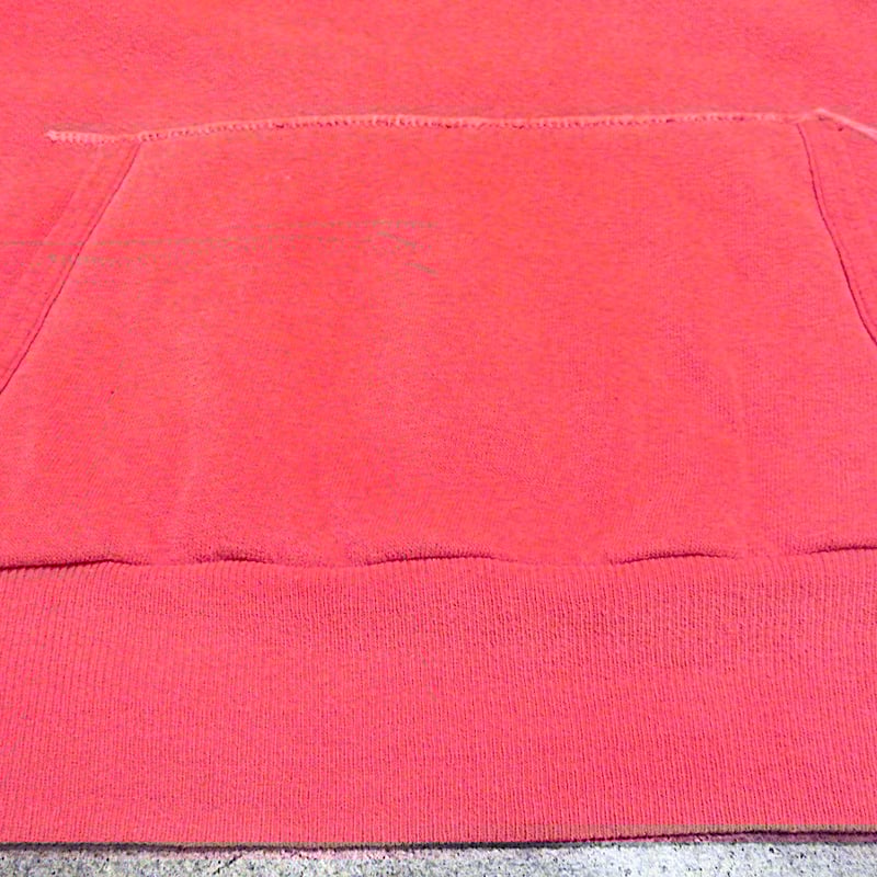 ビンテージ60's70's○コットンスウェットパーカ赤○251203m6-m-swp