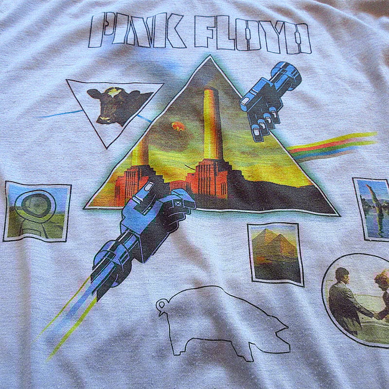 ビンテージ70's○PINK FLOYD ANIMALSプリントTシャツsize XL○230 ビンテージ70's○PINK FLOYD ANIMALSプリントTシャツsize XL○230