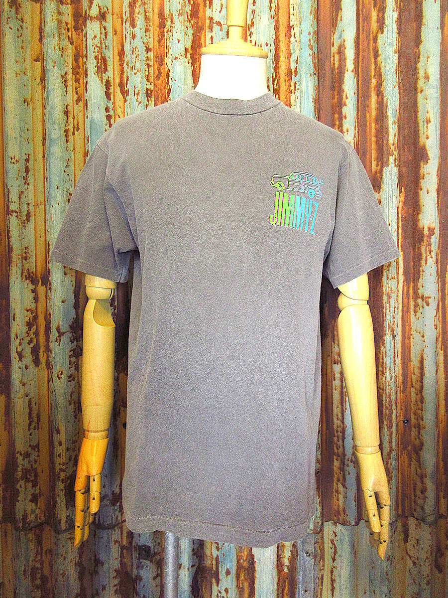 ビンテージ80's90's○JIMMY'Z 両面プリントTシャツグレー ○240910k3-m