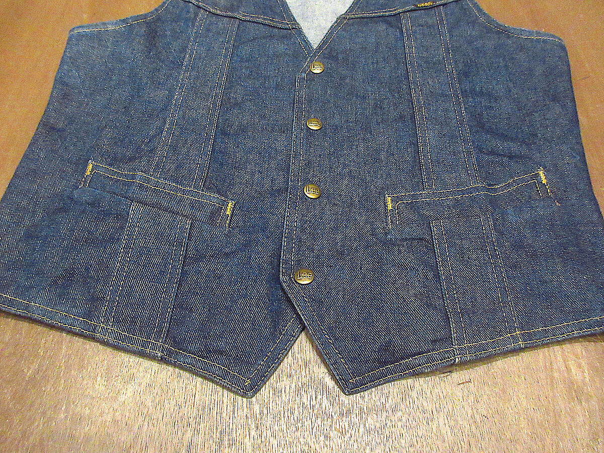 ビンテージ70's○MADE IN U.S.A. Leeデニムベストsize M○220608