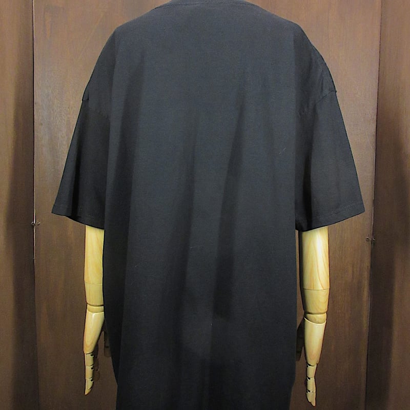 ビンテージ90's○Burning ManプリントTシャツ黒size XL○250922n1-