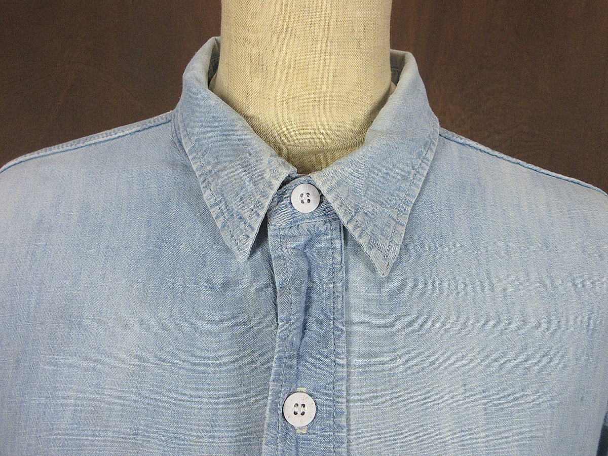 BIG MAC 90s シャンブレーシャツ　Mサイズ 90's “BIG MAC” chambray shirt | 古着屋シミー