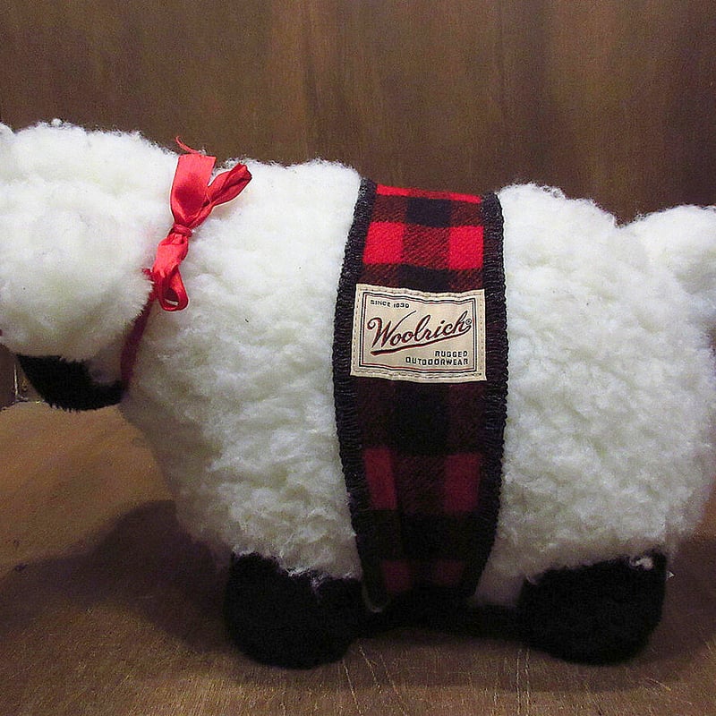 ウールリッチ　ひつじのぬいぐるみ WOOLRICH - ウールリッチ ビンテージ ぬいぐるみひつじの通販 by