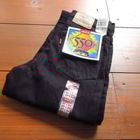 ビンテージ90’s●DEADSTOCK Levi's 550黒表記W27L32●230907k3-w-pnt-jns-w27 1990sデッドストックリーバイスレディースブラックデニム