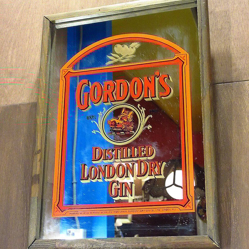 Gordon's London Dry Gin パブミラー