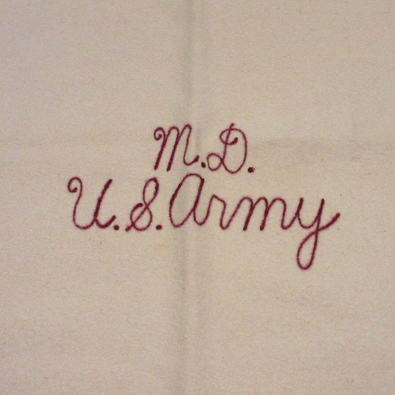 ビンテージ40's○U.S.ARMY Medical Department ウールブランケット