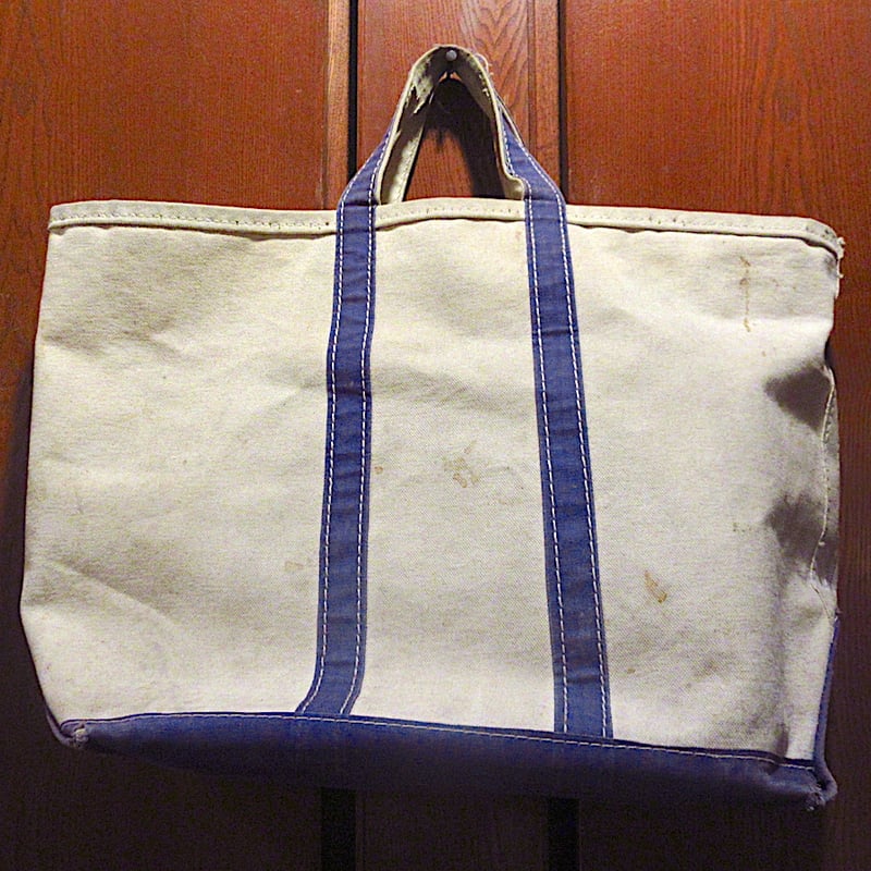 ビンテージ70's○L.L.Beanキャンバストートバッグ紫○250518m4-bag-ttエ