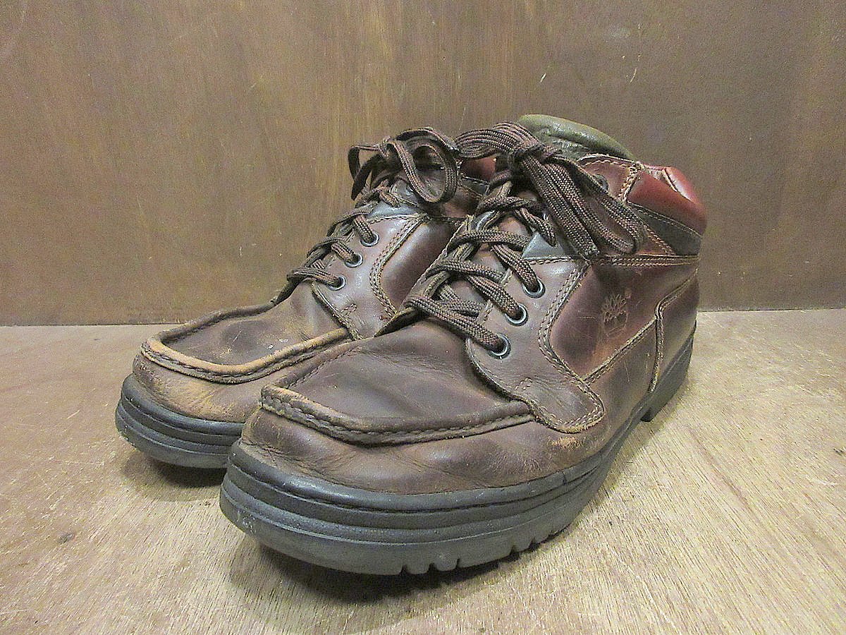 ビンテージ90's○TimberlandヘリテージGTXモックトゥミッド茶