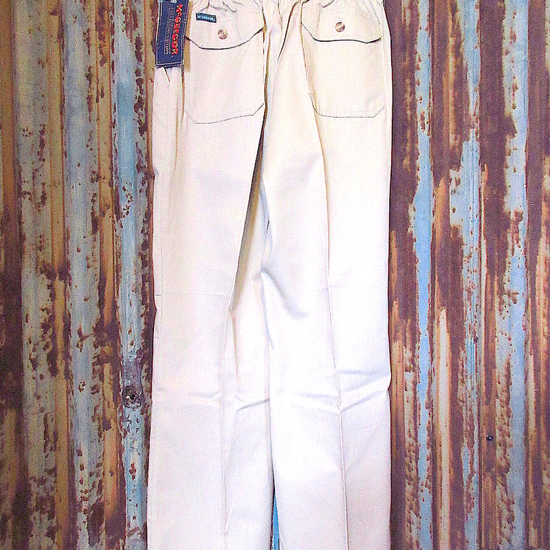 ビンテージ80's○DEADSTOCK McGREGORチノトラウザーズ表記32×30○250