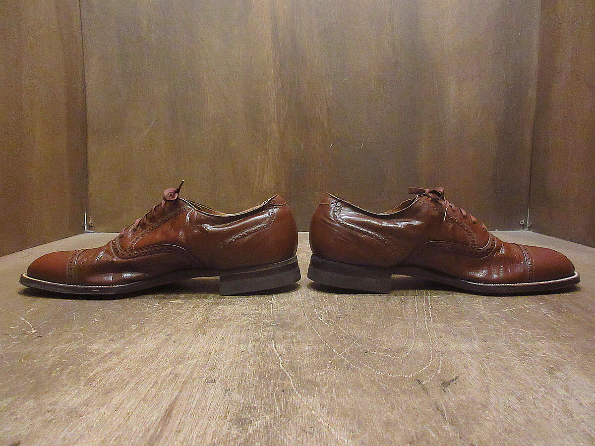 ビンテージ30's40's○DEADSTOCK CONNOLLYキッドスキンキャップトゥ