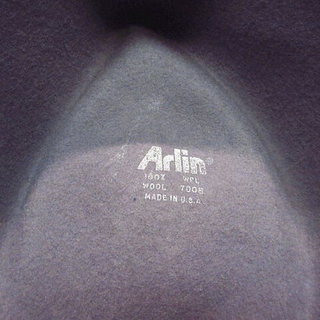 ビンテージ70’s80’s●Arlinレディースフェドラハットグレー●210108n3-w-ht-fltフェルトハットソフト帽ウール女性用灰色中折れ帽USA古着