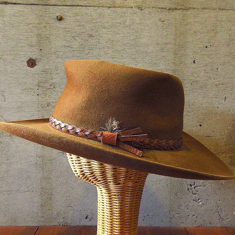 ビンテージ○STETSONカウボーイハット茶size 7 7/8○230929k6-m ビンテージ○STETSONカウボーイハット茶size 7 7/8○230929k6-m