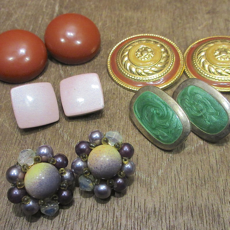 ビンテージ○イヤリング5点セット○251203z8-ergレディース