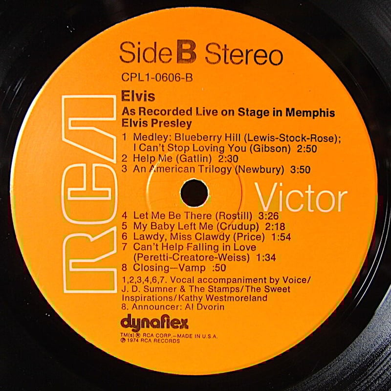 洋楽 Elvis As Recorded Live OnStageIn Memphis 81JvvKNnuZL._UF1000,1000_QL80_.jpg