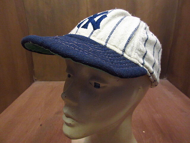ビンテージ○AMERICAN NEEDLEヤンキースMLBベースボールキャップ ...