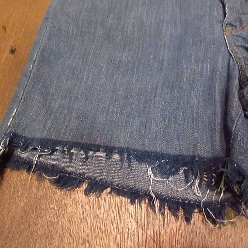 ビンテージ70's○Levi's 746バットダイデニムカットオフショーツ ビンテージ70's○Levi's 746バットダイデニムカットオフショーツ