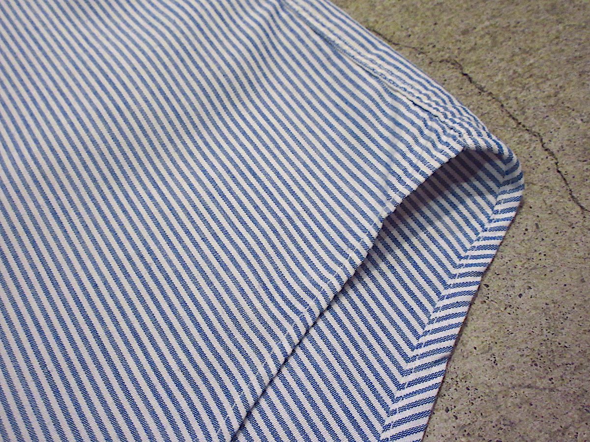 ビンテージ70's○Norm Thompsonストライプボタンダウンシャツsize 16