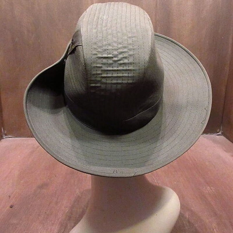 さ*ん様 ビンテージ　エルエルビーン　サファリハット ビンテージ70's○L.L.Bean筆記体タグサファリハット7○210124n3-m-ht-o