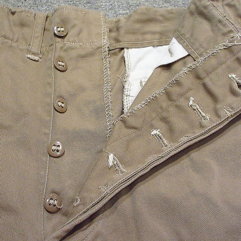 ビンテージ40's○USMCボタンフライチノトラウザーズ実寸W74cm