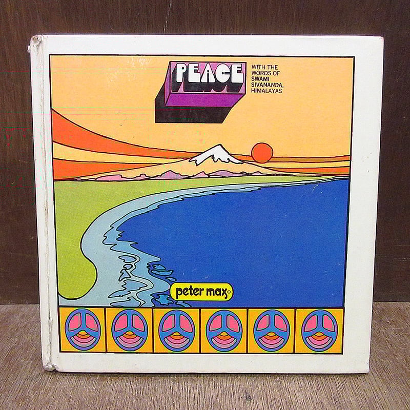ビンテージ70's○Peter Max「PEACE」絵本○240603i4-otclctピータ ビンテージ70's○Peter Max「PEACE」絵本○240603i4-otclctピータ