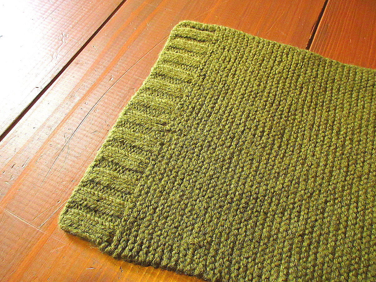 ビンテージ40's○AMERICAN RED CROSSウールマフラー○231214k5-mf