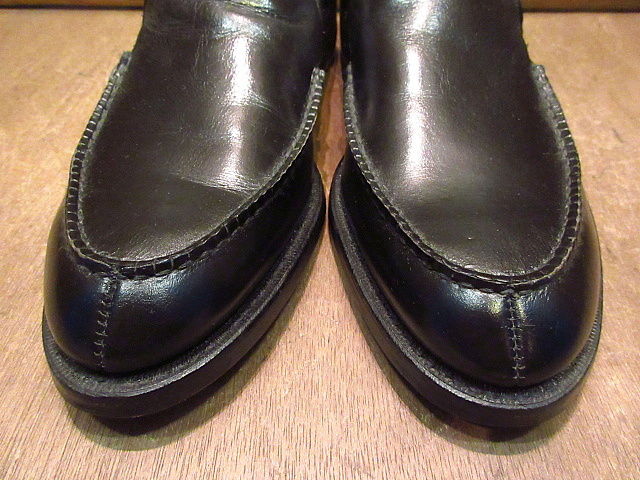 ビンテージ50's○DEADSTOCK Bondshireヴァンプローファー黒8 1/2 B○