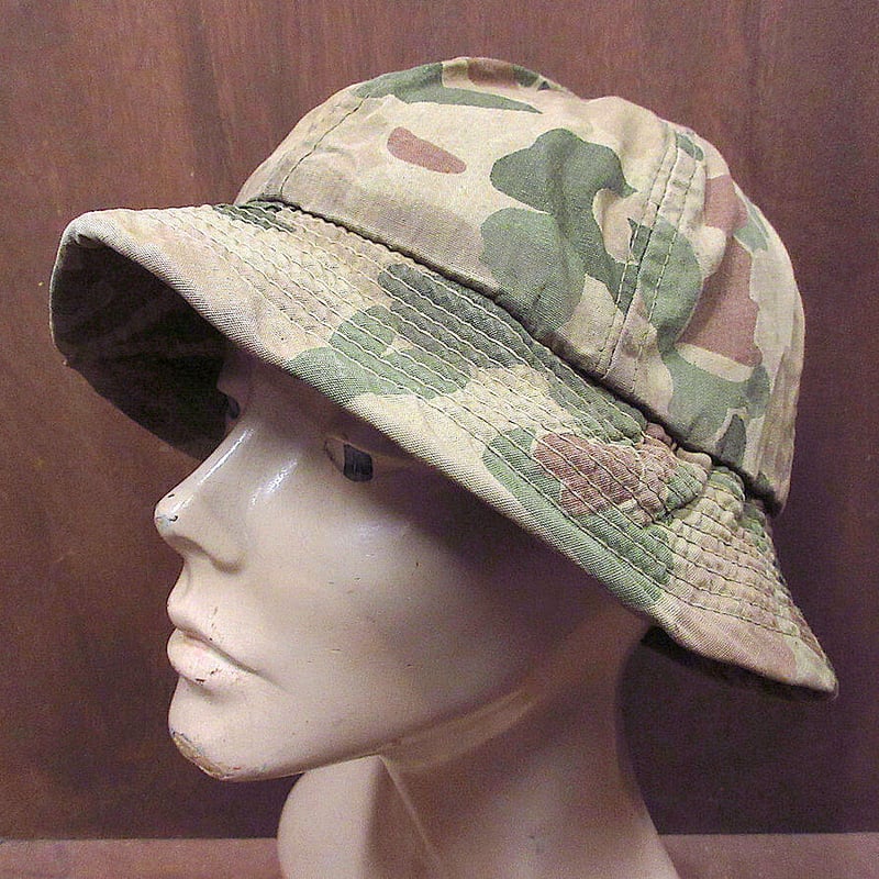 Vintage 60s モンスター柄ハット ヒッピー Vintage 60s モンスター柄