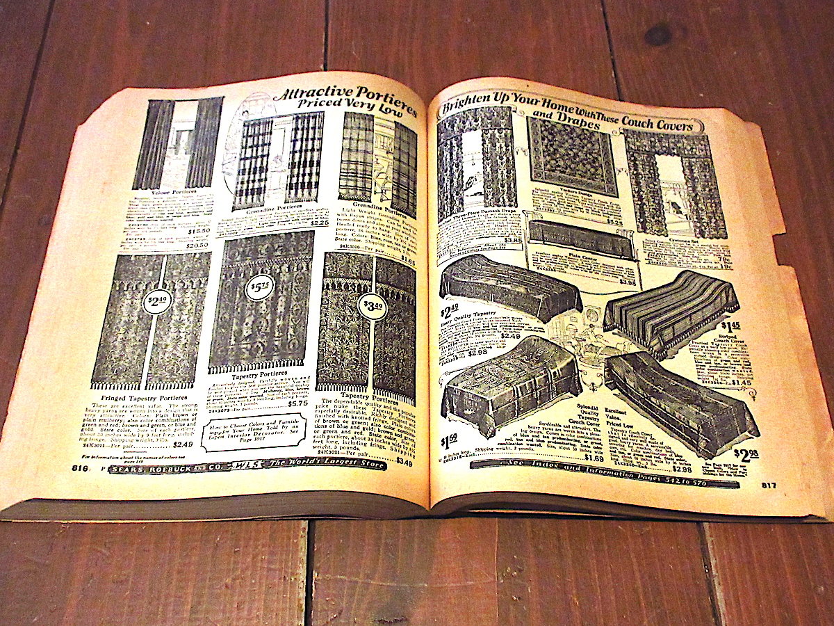 SEARS ROEBUCK & CO 1927年版復刻カタログ ビンテージ70's○1927年SEARS,ROEBUCKカタログ復刻版○260318j8-ot