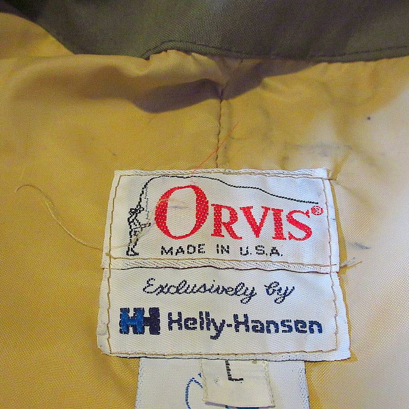 ビンテージ80's○ORVIS × HELLY HANSEN GORE-TEXフード付きナイロ