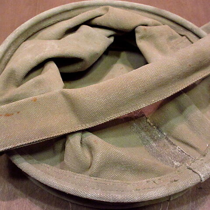 ビンテージ40's○USミリタリーコットンキャンバスバケツ○201028n7-bag