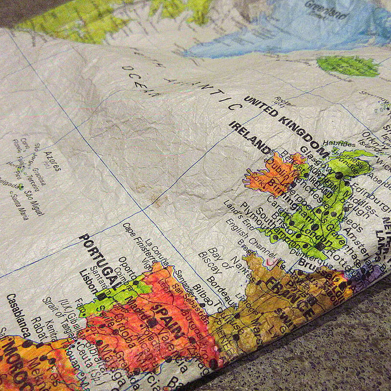 ビンテージ90's○WEARIN THE WORLD世界地図柄ペーパージャケット ビンテージ90's○WEARIN THE WORLD世界地図柄ペーパージャケット