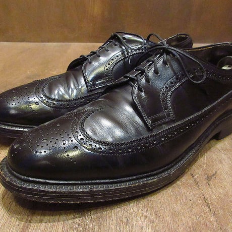 FLORSHEIM ウィングチップ　革靴　11E レザーシューズ　バーガンディ ウィングチップシューズ | STORES